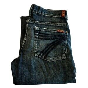 7 For All Mankind DOJO Trouser Jeans Womens Size 26 Blue 7